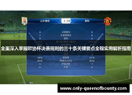 全面深入掌握欧协杯决赛规则的三十条关键要点全程实用解析指南