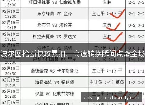 波尔图抢断快攻暴扣,高速转换瞬间点燃全场 波尔图抢断快攻暴扣,高速转换瞬间点燃全场